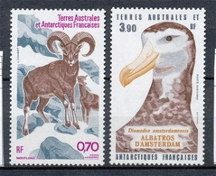 T.A.A.F Aérien 1985 N°86-87 Série Faune Antarctique.  N** ZT194A - Airmail