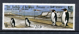 T.A.A.F Aérien 1992 N°124 Piste De Terre Adélie. Œuvre De Bernard Buffet N** ZT223A - Airmail