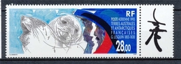 T.A.A.F Aérien 1995 N°136 Hommage à G. Lesquin (1803-1830) N** ZT235A - Poste Aérienne