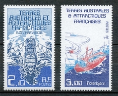 T.A.A.F 1986 N°120-121 Série Navires De Liaison Avec La Mission Antarctique. N** ZT65A - Neufs