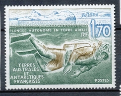 T.A.A.F 1989 N°146 Plongée Autonome En Terre Adélie.  N** ZT80A - Unused Stamps