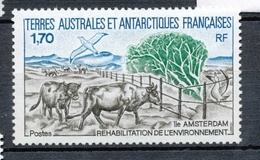 T.A.A.F 1990 N°149 Réhabilitation De L'environnement à L'île Amsterdam.  N** ZT83A - Unused Stamps