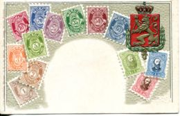 N°1460 R -cpa Représentation Timbres -Norvège- - Stamps (pictures)