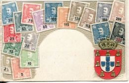 N°1462 R -cpa Représentation Timbres -Portugal- - Stamps (pictures)