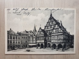 Ansichtskarte - Paderborn - Rathaus - 1922 Gelaufen - Paderborn