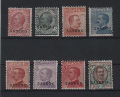 1923 Saseno Francobolli D'Italia Serie Cpl MLH - Saseno