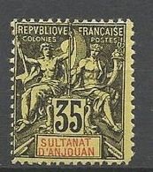 ANJOUAN N° 17 NEUF* TRACE DE CHARNIERE /  MH - Unused Stamps