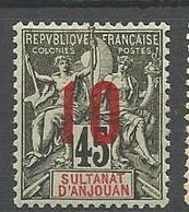 ANJOUAN N° 27 NEUF*  TRACE DE CHARNIERE /  MH - Unused Stamps