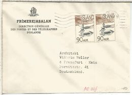 ISLANDIA ISLAND ICELAND CC FAUNA AVE PAJARO PATO DUCK - Cartas & Documentos