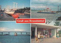 D-25541 Brunsbüttel - Nord-Ostsee-Kanal - Kiosk - Fähre - Brunsbuettel