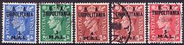 Tripolitania Brit. Occupation 1951 Mi 28-31, Sassone 28-31 Used O - Tripolitania