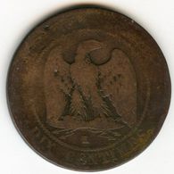 France 10 Centimes 1856 K GAD 248 KM 771.5 - 10 Centimes