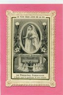 CANIVET  - Le Plus Beau Jour De La Vie De 1ère Communion Le 8 Mai 1892 à Vion - Devotion Images