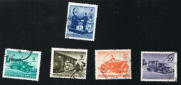 BULGARIA - SG P495.505 PARCEL POST STAMPS   -  1946   POSTAL SERVICES    -  USED° - Official Stamps