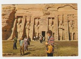 Ansichtkaart-postcard Egypte-egypt The Temple Of Abu-sémbel - Tempels Van Aboe Simbel