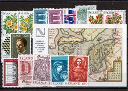 ISLANDE 1984 ** - Volledig Jaar