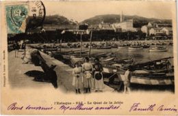 CPA MARSEILLE - L'ESTAQUE Le Quai De La Jetee (986423) - L'Estaque