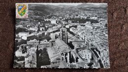 CPSM MONTBRISON LOIRE EGLISE NOTRE DAME EN AVION AU DESSUS DE LAPIE 2 1961 - Montbrison