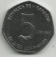 Nicaragua 5 Cordobas 1984. - Nicaragua