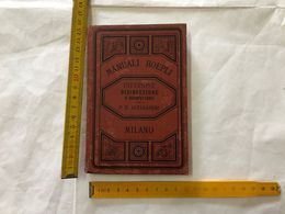 HOEPLI MANUALE INFEZIONE DISINFEZIONE E DISINFETTANTI 1884 P.E. ALESSANDRI - Livres Anciens