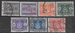 Italia Italy 1945 Luogotenenza Segnatasse Filigrana Ruota 7val Sa N.S89-S90,S92-S96 US - Postage Due