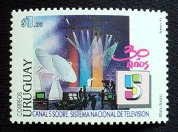 1993 URUGUAY Mnh - Canal 5 Sodre Television Camara Camera Satellite Satelite  TV   - Yvert 1436 - Uruguay