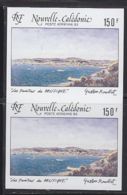 NEW CALEDONIA (1993) Noumea 1890 By Roullet. Imperforate Pair. Scott No C242, Yvert No PA296. - Non Dentelés, épreuves & Variétés