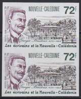 NEW CALEDONIA (1988) Georges Baudoux. Imperforate Pair. Scott No 603, Yvert No 564. - Non Dentelés, épreuves & Variétés