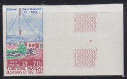 AFARS & ISSAS (1970) Ionosphere Station. Margin Imperforate. Scott No C57, Yvert No PA63. - Andere & Zonder Classificatie