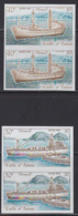 WALLIS & FUTUNA (1991) Patrol Boats. Set Of 2 Imperforate Pairs. Scott Nos 401-2, Yvert Nos 400-1. - Imperforates, Proofs & Errors