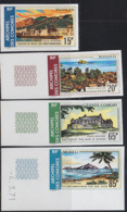 COMORO ISLANDS (1971) Tourist Sites. Set Of 4 Imperforates. Scott Nos C32-5, Yvert Nos PA32-5. - Altri & Non Classificati