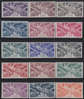 FRENCH COLONIES (1946) Winged Victory. Collection Of 15 From Different Countries. MNH. - 1946 Anniversaire De La Victoire