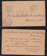 Portugal 1895 Stationery Card 20R To BERLIN Germany Private Imprint - Brieven En Documenten