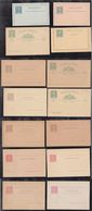 Portugal 1896 Collection 14 Postal Stationery ** MNH Carlos I - Brieven En Documenten