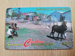 ANTIGUA & BARBUDA $ 10  BARBUDA KIDS AT PLAY         ANT-17A  CONTROL NR: 17CATA      NEW C&W LOGO **2546** - Antigua Et Barbuda