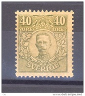 Suède  -  1919  :  Yv  100  * - Unused Stamps