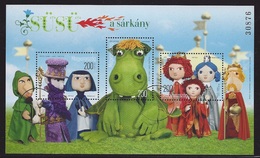 HUNGARY - 2019. Specimen S/S - Fairy Tales / Süsü The Dragon / Animated Television Series  Mi.:Bl.433. - Essais, épreuves & Réimpressions
