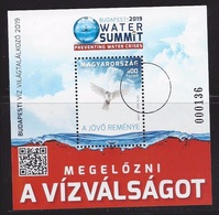 HUNGARY - 2019. Specimen S/S - Budapest Water Summit With QR Code / Preventing Water Crisis  Mi.:Bl.435. - Probe- Und Nachdrucke