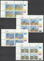 Bophuthatswana - 1989 - Childrens Art / Child Art - Complete Set Control Blocks - Bophuthatswana