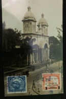 Postcard  San Salvador Church 1930, From San Salvador To Belgium - El Salvador