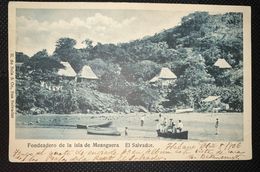 Postcard Anchorage On The Island Of Meanguera In 1906, Circulated In Cuba - El Salvador