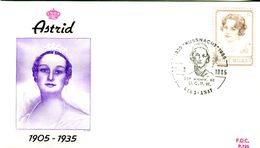 14185062 BE 19850831 Amay; Reine Astrid ; Fdc Cob2183 - 1981-1990