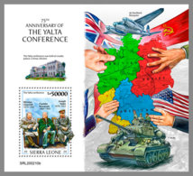 SIERRA LEONE 2020 MNH WWII Yalta Conference Jalta Konferenz Conference De Yalta S/S - IMPERFORATED - DHQ2025 - WO2