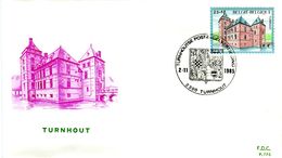14185103 BE 19851102 Turnhout; Château, Armoiries; Fdc Cob2195 - 1981-1990