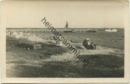 Pelzerhaken - Strand - Foto-AK - Stempel: Verlag Julius Simonsen Oldenburg - Neustadt (Holstein)