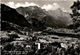 Schloß Baldenstein Mit Sils, Thusis Und Piz Beverin (7030) * 9. 9. 1959 - Bever