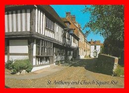 3 CPSM/gf  RYE (Angleterre)  St. Anthony And Church Square / The Strand Quay / Mermaid..*4105 - Rye