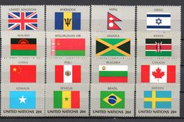 G39-25 Nations Unies N° 390 à 405 ** - Unused Stamps