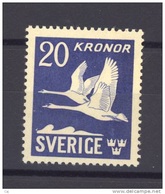 Suède  -  Avion  -  1942  :  Yv  7  * - Ungebraucht