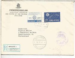 ISLANDIA ISLAND ICELAND CC CERTIFICADA UIT ITU TELECOM LIERATURA - Covers & Documents